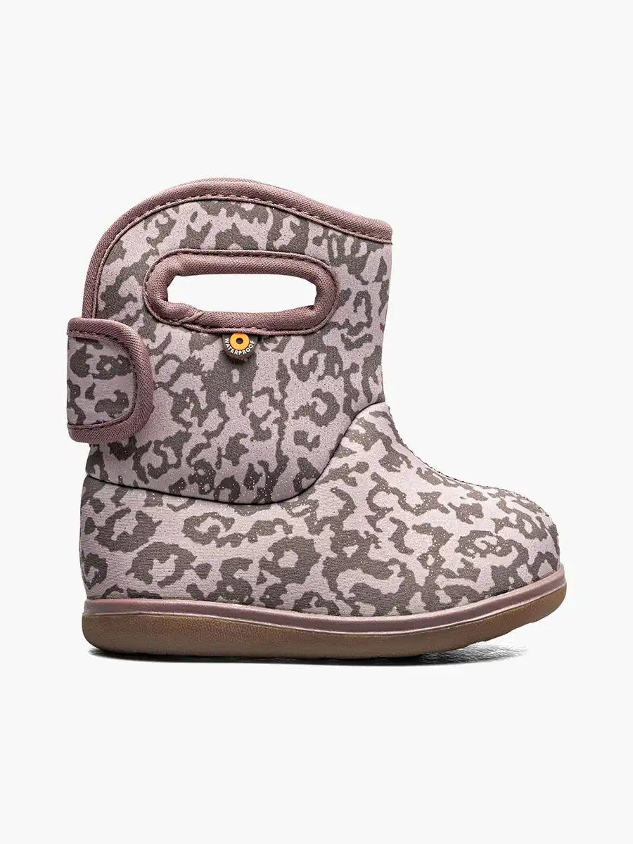 Baby Boots Baby Bogs II - Glitter Leopard