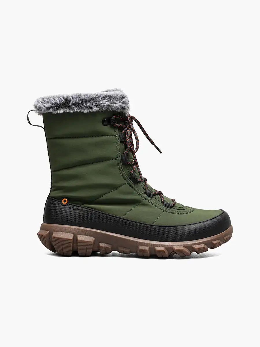 Women's Waterproof Boots Cedar Quilt Lace