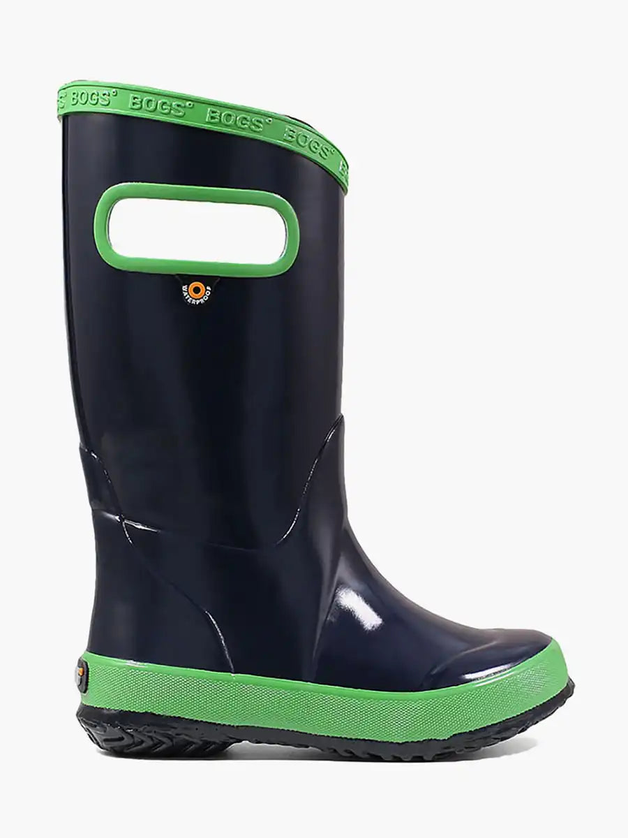 Kids' Lightweight Waterproof Boots Rainboot Navy Sale