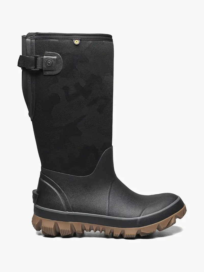 Women's Waterproof Slip On Snow Boots Whiteout Adjustable Calf