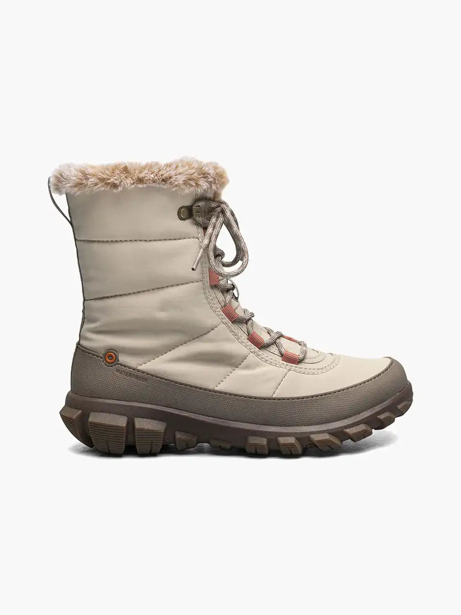 Women's Waterproof Boots Cedar Quilt Lace